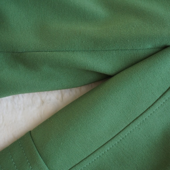 Ann Taylor Loft Cropped Open Front Green Blazer - Picture 4 of 4